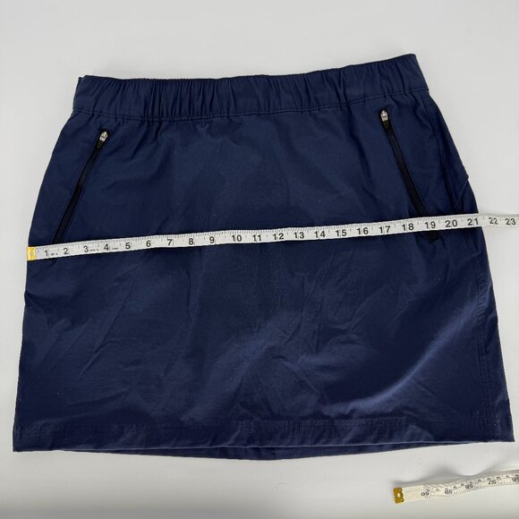 Eddie Bauer Skort Navy‎ Blue Size 14 Pull On Gorpcore Hiking Walking - Picture 8 of 9